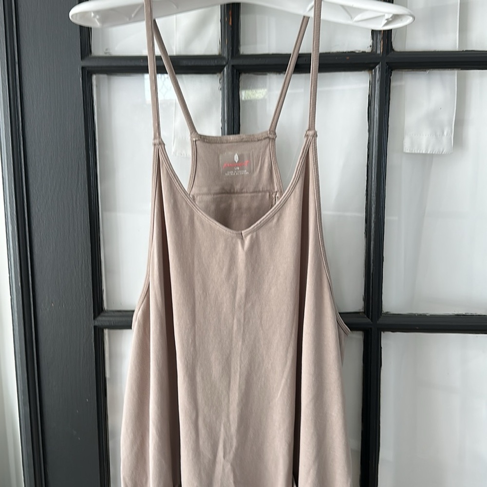 FP movement hot shot beige Casual Cream Jumpsuit onesie (Large) - Picture 2 of 7